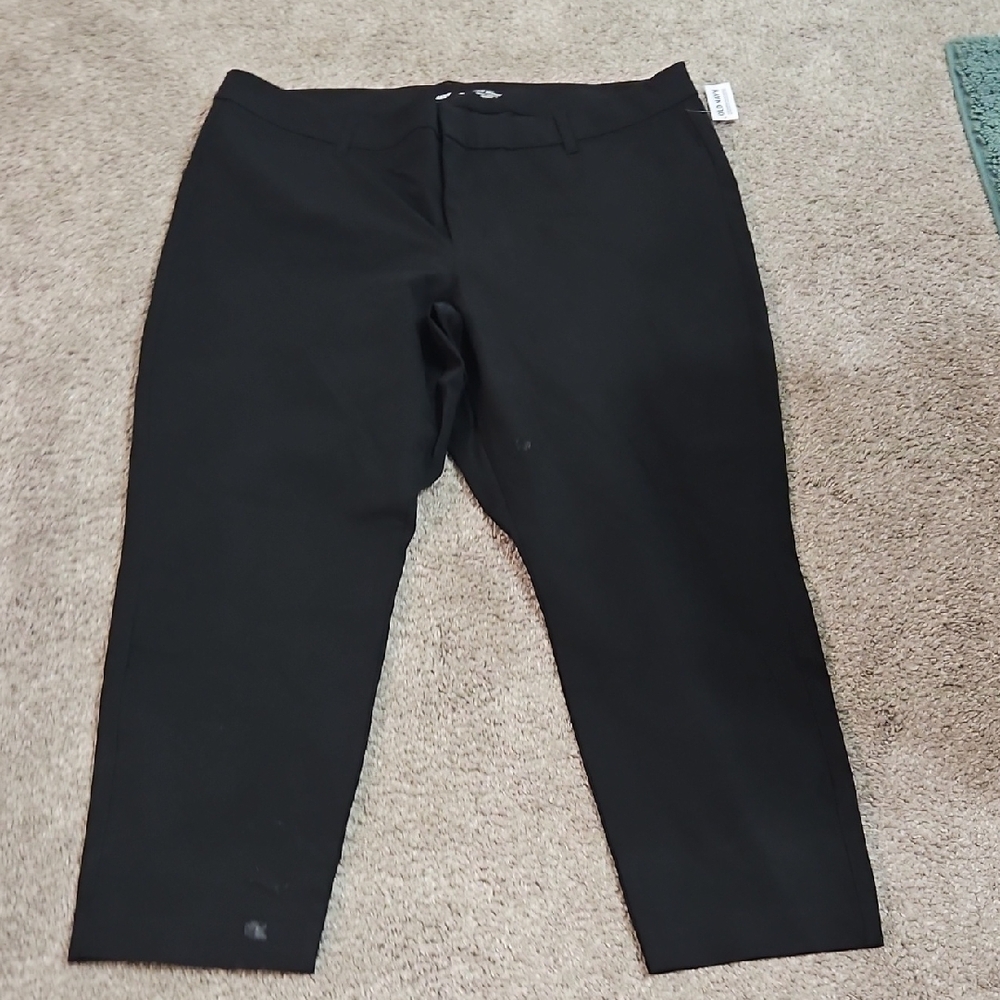 Women's Black Slacks Old Navy